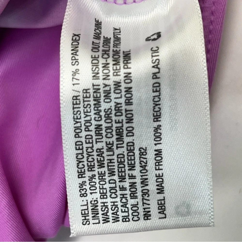 CAT & JACK RAINBOW W/SEQUINS SUN PROTECTION SWIM SET‎ 12M SPF 50+ LAVENDER NEW